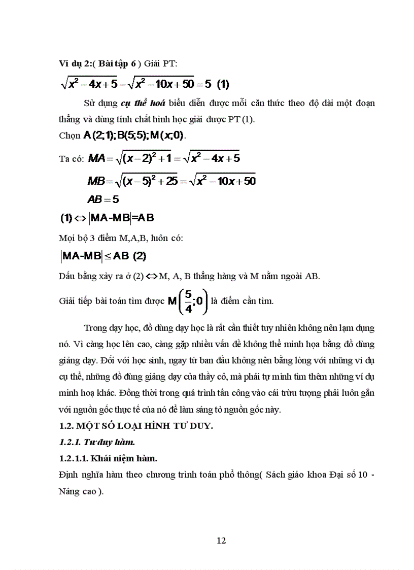 image for page Rèn luyện năng lực tìm đoán cho học sinh thông qua dạy học giải phương trình ở trường THPT 1