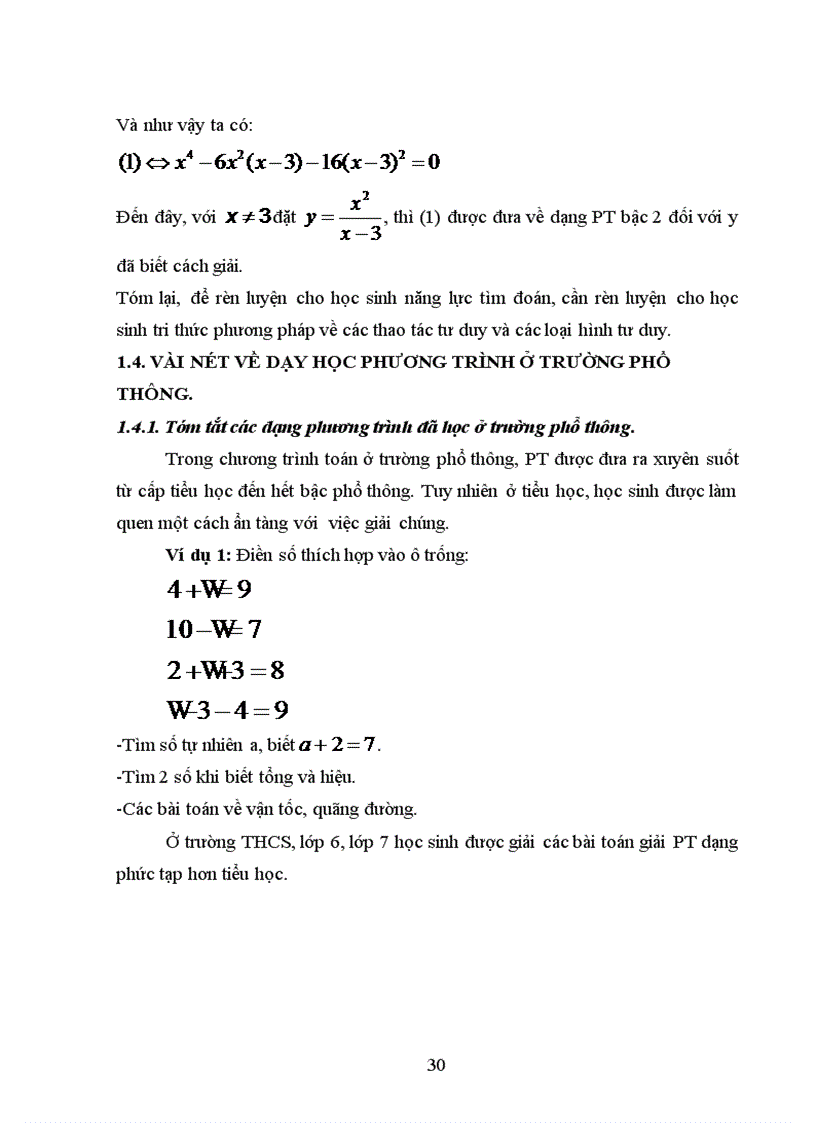 image for page Rèn luyện năng lực tìm đoán cho học sinh thông qua dạy học giải phương trình ở trường THPT 1