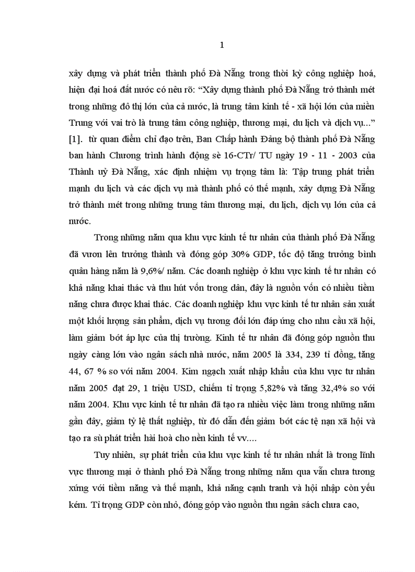 image for page Kinh tế tư nhân trong lĩnh vực thương mại ở thành phố Đà Nẵng