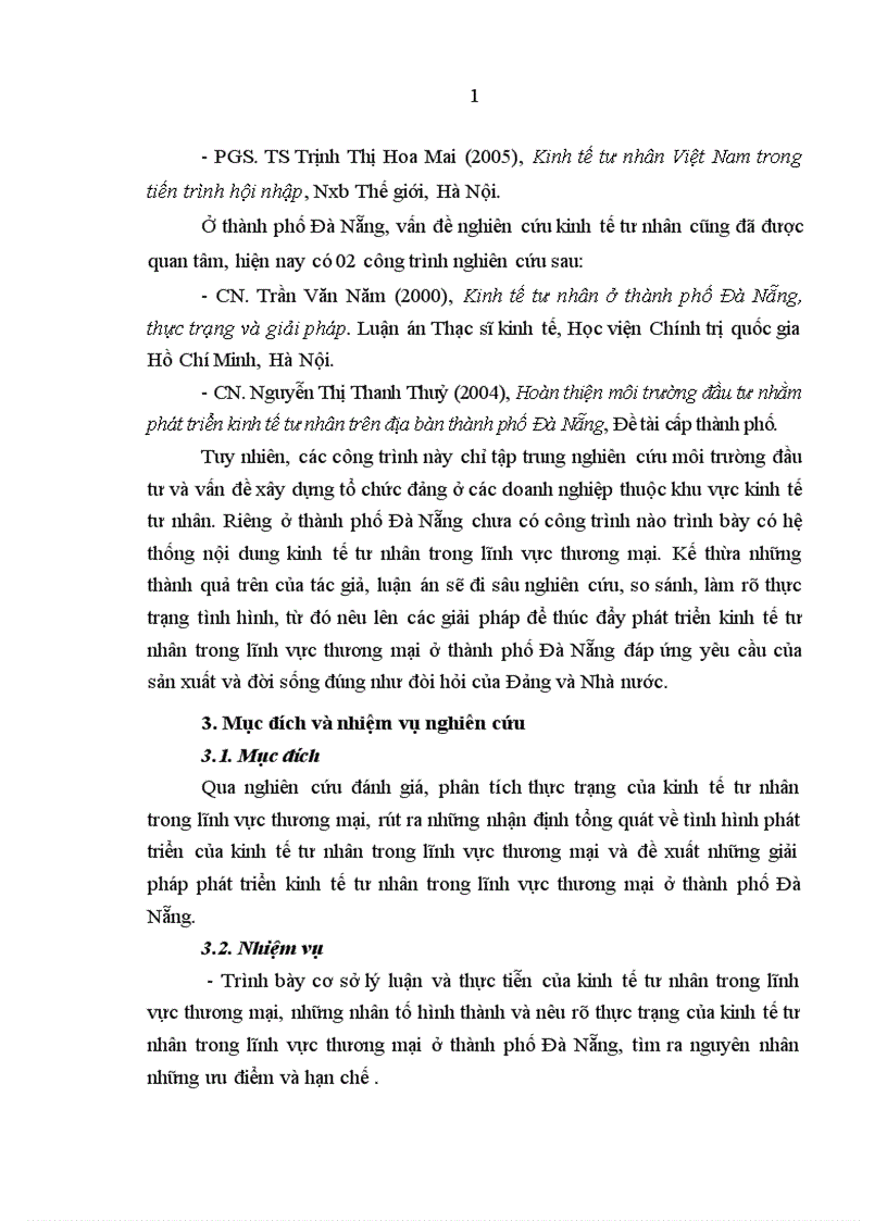 image for page Kinh tế tư nhân trong lĩnh vực thương mại ở thành phố Đà Nẵng