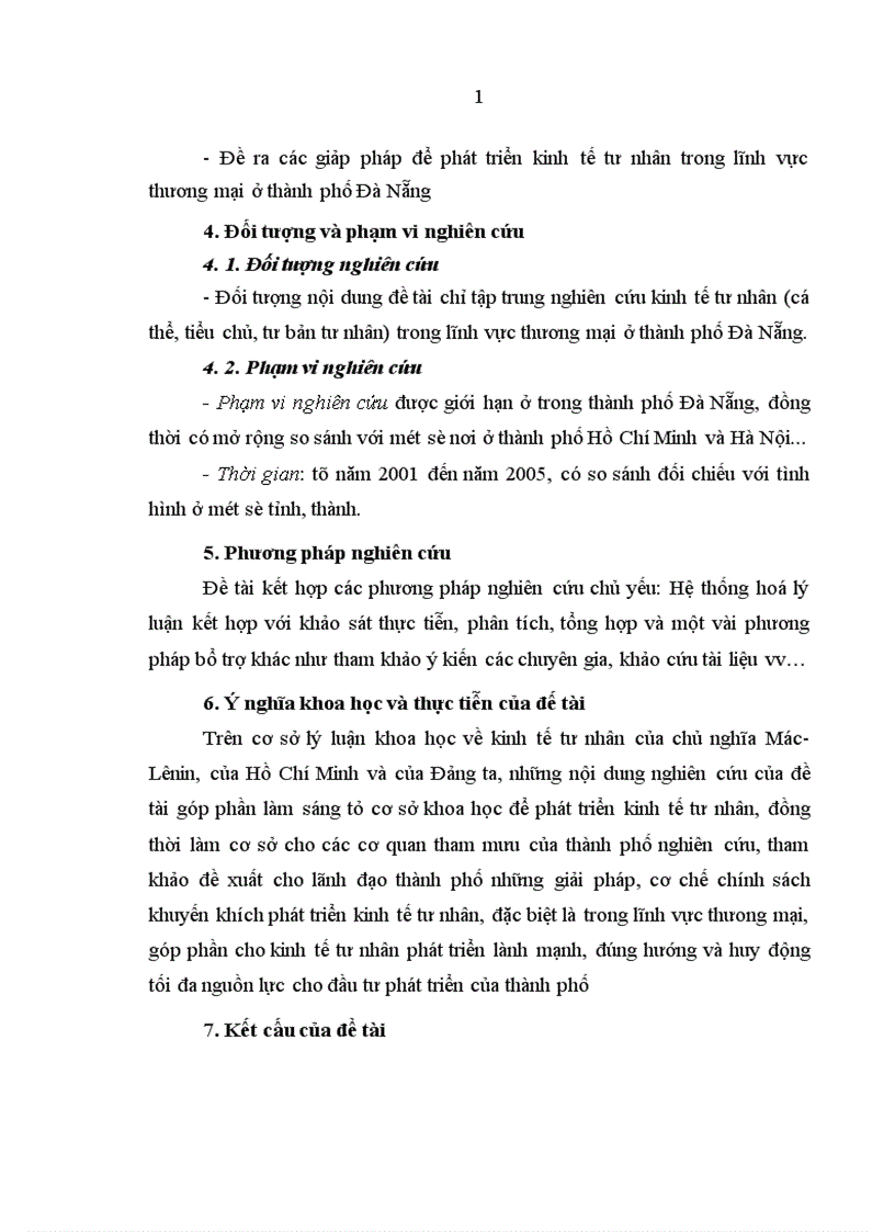 image for page Kinh tế tư nhân trong lĩnh vực thương mại ở thành phố Đà Nẵng