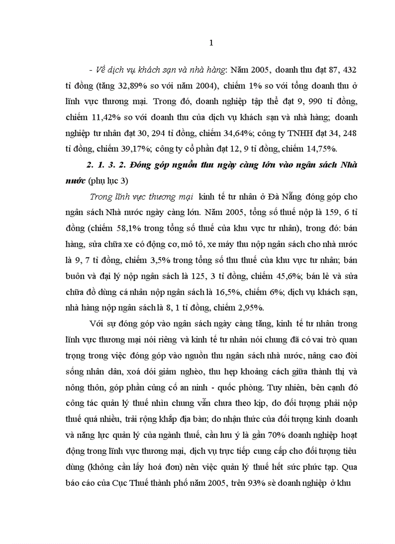 image for page Kinh tế tư nhân trong lĩnh vực thương mại ở thành phố Đà Nẵng