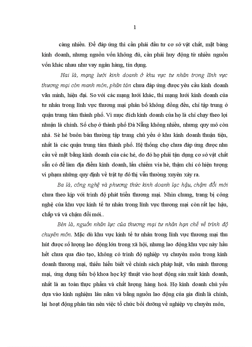 image for page Kinh tế tư nhân trong lĩnh vực thương mại ở thành phố Đà Nẵng