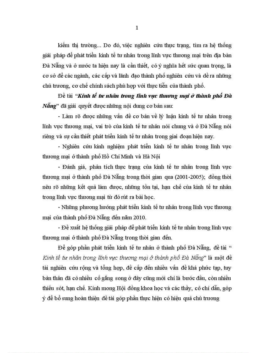image for page Kinh tế tư nhân trong lĩnh vực thương mại ở thành phố Đà Nẵng