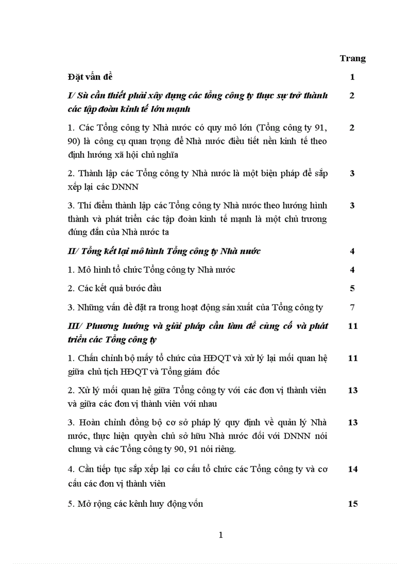 image for page Sự cần thiết phải xây dựng các tổng công ty thực sự trở thành các tập đoàn kinh tế lớn mạnh