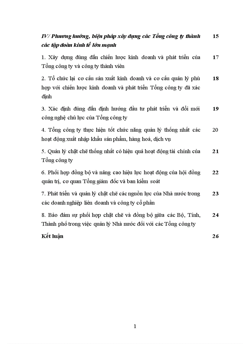 image for page Sự cần thiết phải xây dựng các tổng công ty thực sự trở thành các tập đoàn kinh tế lớn mạnh