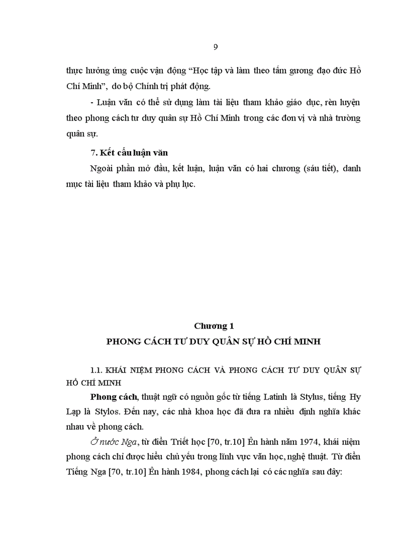 image for page Phong cách tư duy quân sự Hồ Chí Minh với học viên ở Học viện Chính trị Quân sự hiện nay 1