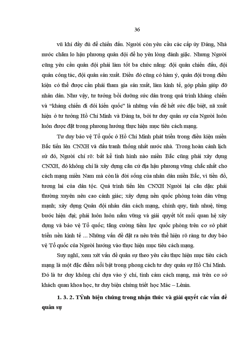 image for page Phong cách tư duy quân sự Hồ Chí Minh với học viên ở Học viện Chính trị Quân sự hiện nay 1