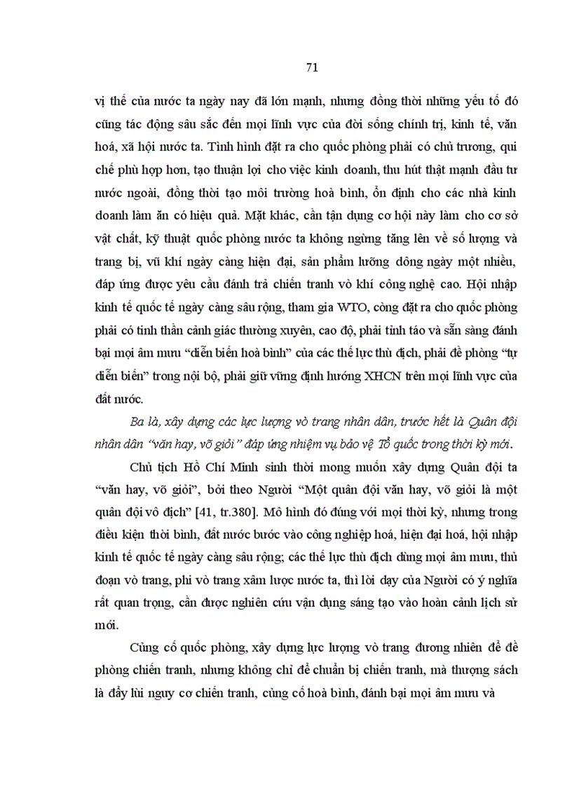 image for page Phong cách tư duy quân sự Hồ Chí Minh với học viên ở Học viện Chính trị Quân sự hiện nay 1