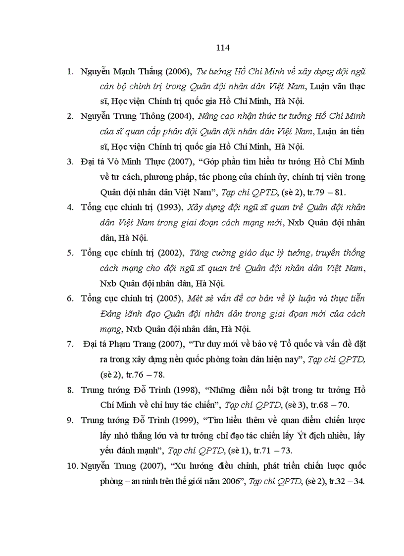 image for page Phong cách tư duy quân sự Hồ Chí Minh với học viên ở Học viện Chính trị Quân sự hiện nay 1