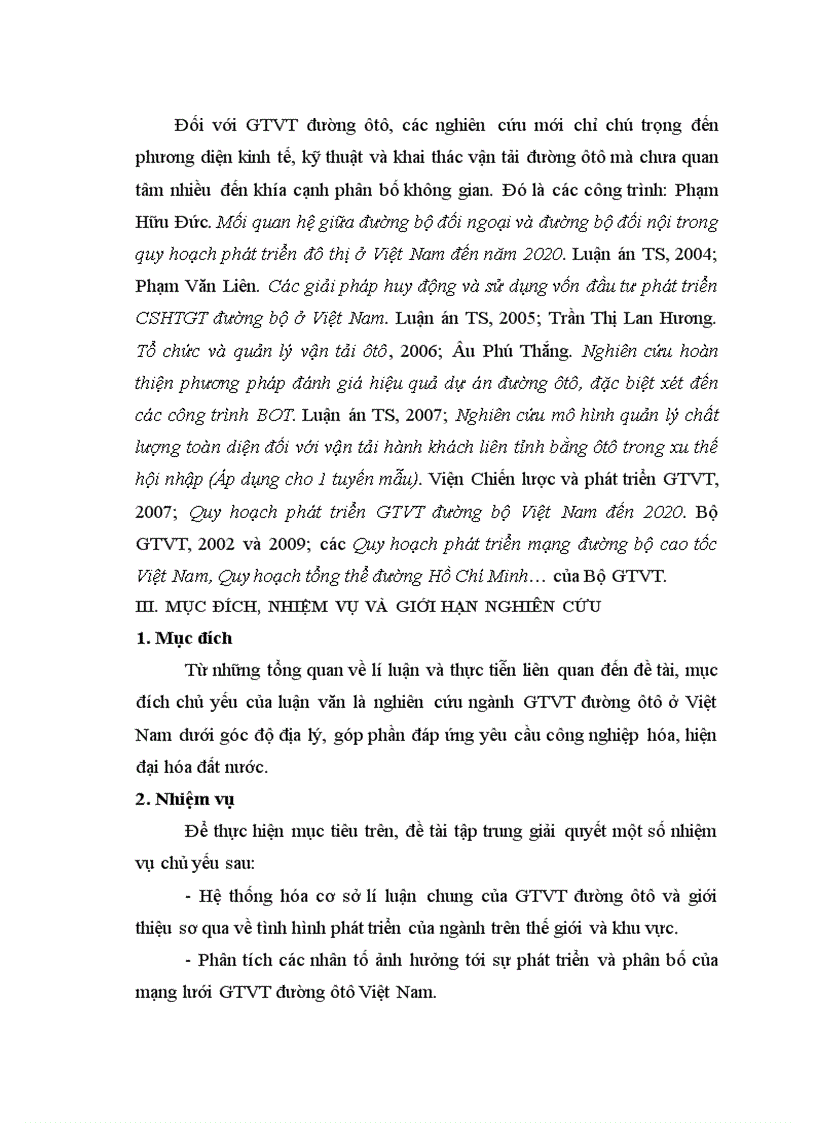 image for page Địa lí ngành giao thông vận tải đường ôtô Việt Nam 1