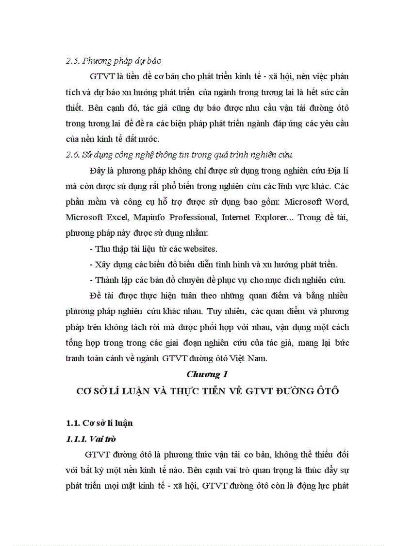 image for page Địa lí ngành giao thông vận tải đường ôtô Việt Nam 1