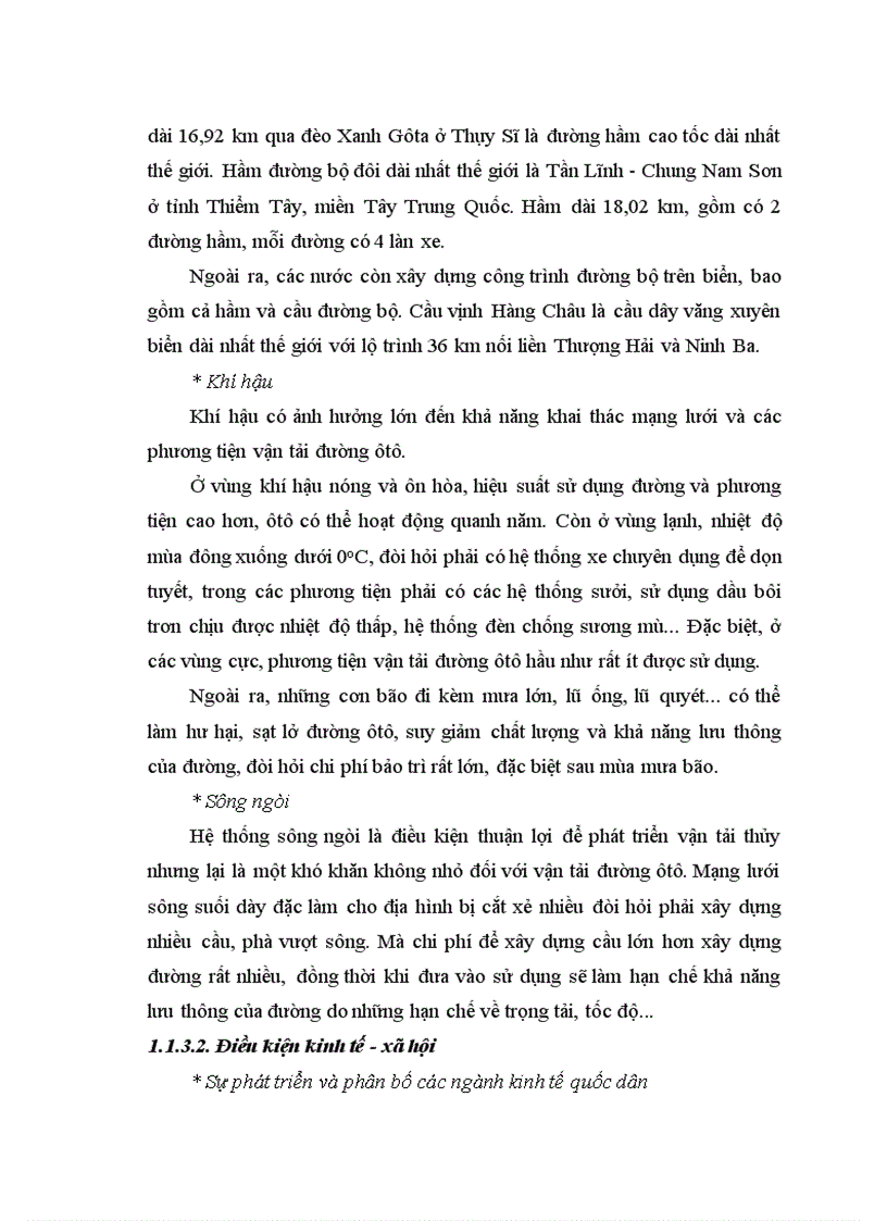 image for page Địa lí ngành giao thông vận tải đường ôtô Việt Nam 1