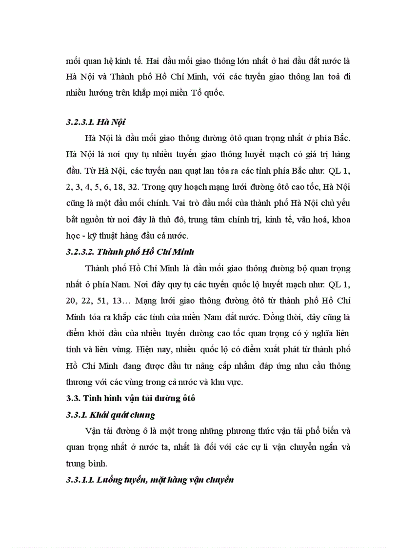 image for page Địa lí ngành giao thông vận tải đường ôtô Việt Nam 1