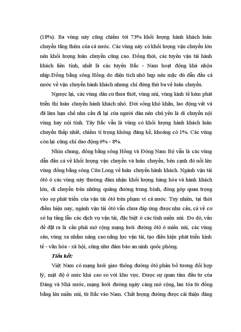 image for page Địa lí ngành giao thông vận tải đường ôtô Việt Nam 1