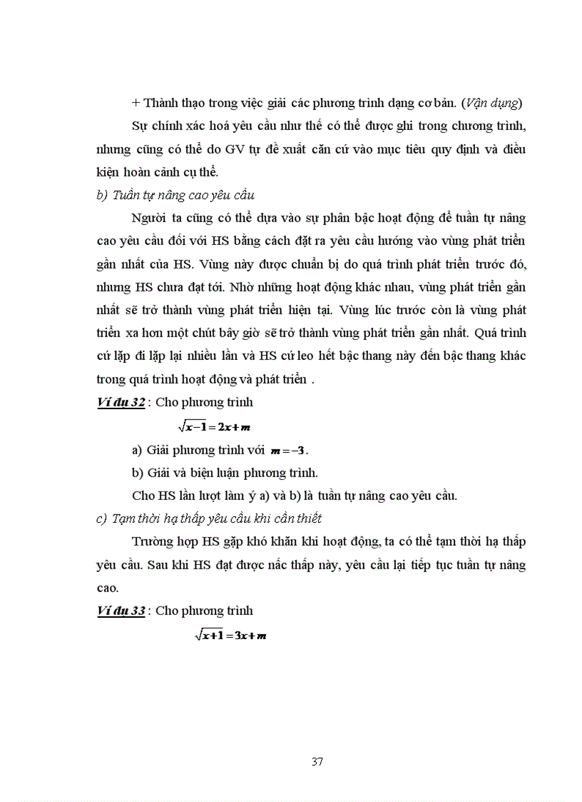 image for page Vận dụng quan điểm hoạt động trong dạy học phương trình vô tỷ ở trường trung học phổ thông 1