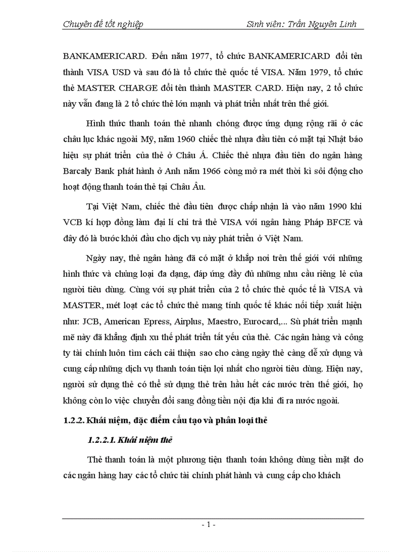 image for page Phát triển hoạt động thanh toán thẻ tại Ngân hàng Ngoại thương Hà Nội 1