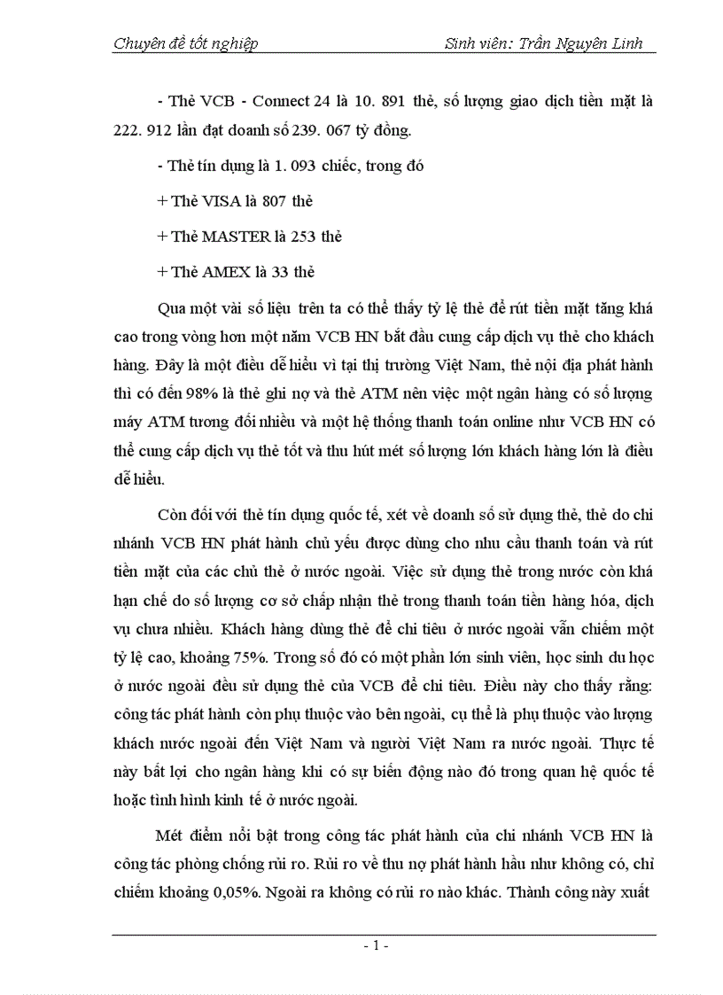image for page Phát triển hoạt động thanh toán thẻ tại Ngân hàng Ngoại thương Hà Nội 1