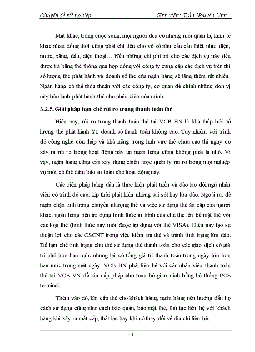 image for page Phát triển hoạt động thanh toán thẻ tại Ngân hàng Ngoại thương Hà Nội 1