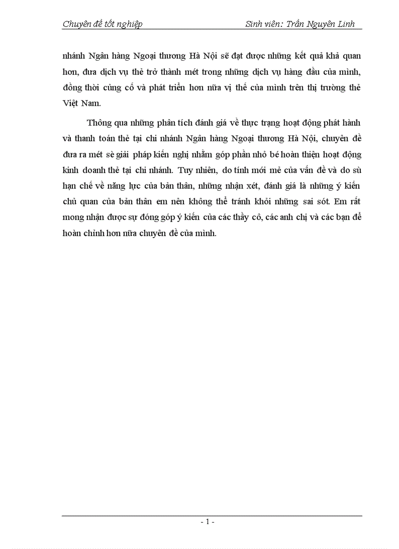 image for page Phát triển hoạt động thanh toán thẻ tại Ngân hàng Ngoại thương Hà Nội 1