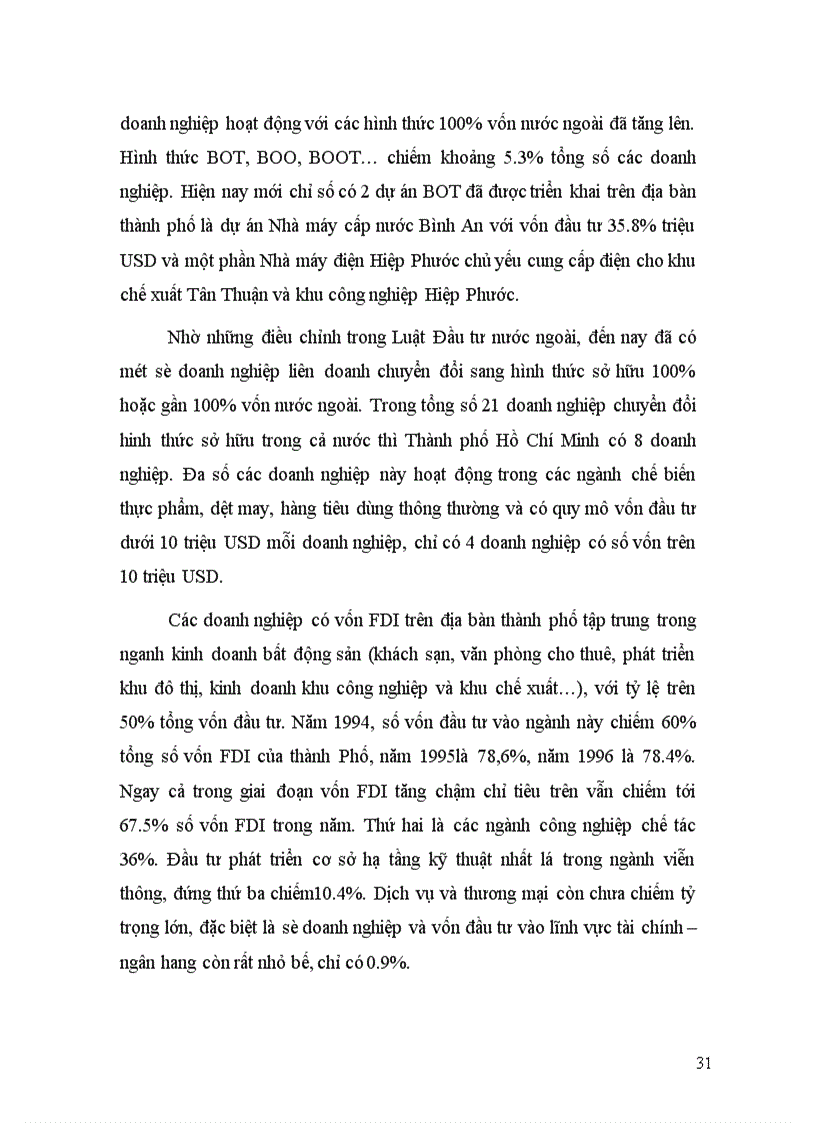image for page Các giải pháp nhằm nâng cao khả năng thu hút vốn FDI vào TP