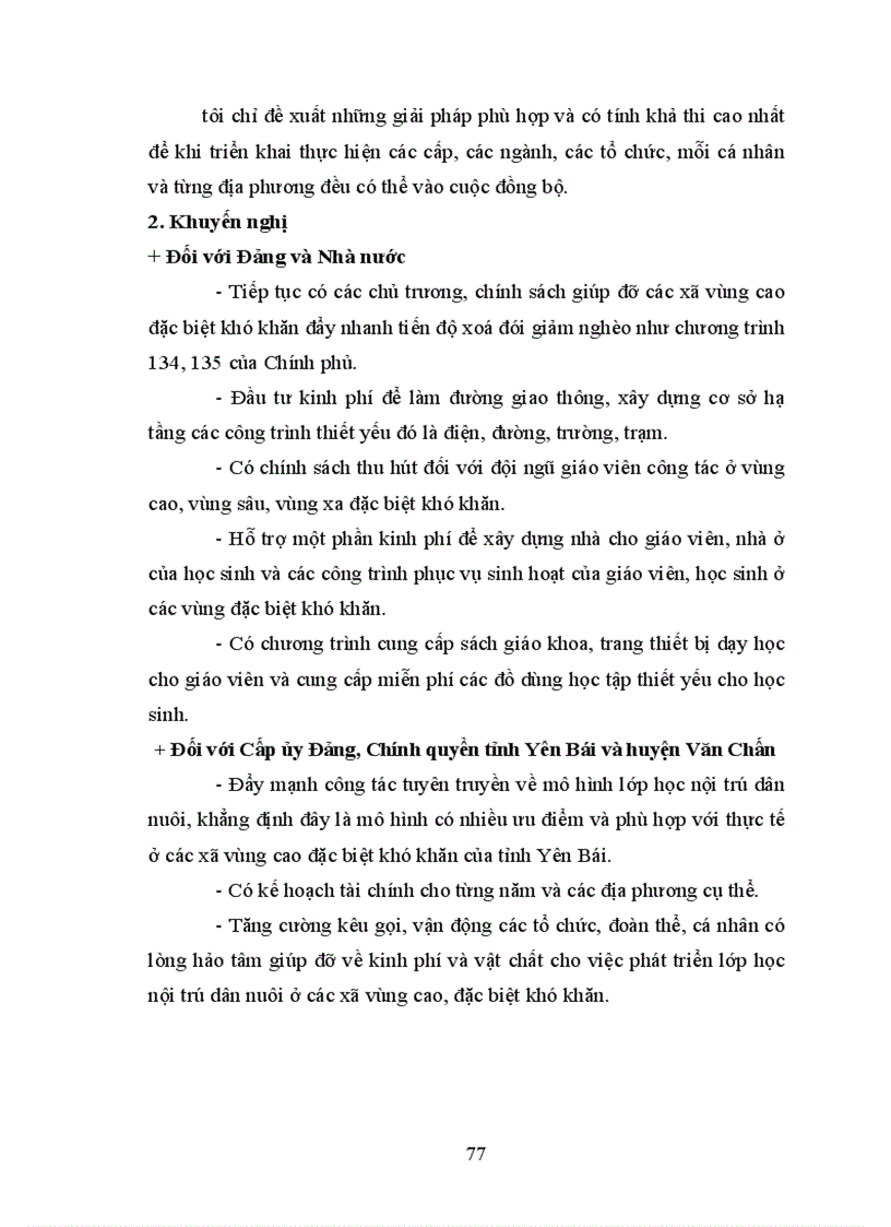 image for page Các giải pháp phát triển lớp học nội trú dân nuôi cho con em đồng bào dân tộc thiểu số ở các xã vùng cao đặc biệt khó khăn huyện Văn Chấn tỉnh Yên Bái