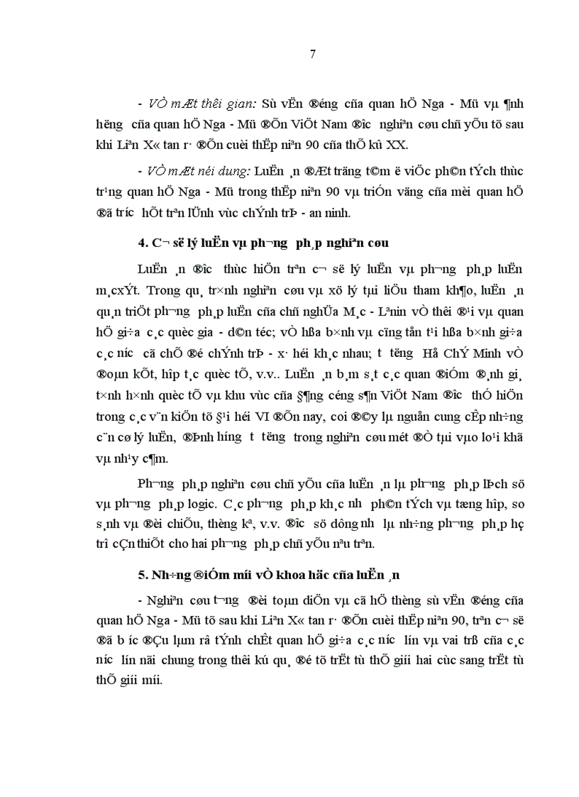 image for page Sự vận động của quan hệ Nga Mỹ sau chiến tranh lạnh và ảnh hưởng của quan hệ đó đến Việt Nam