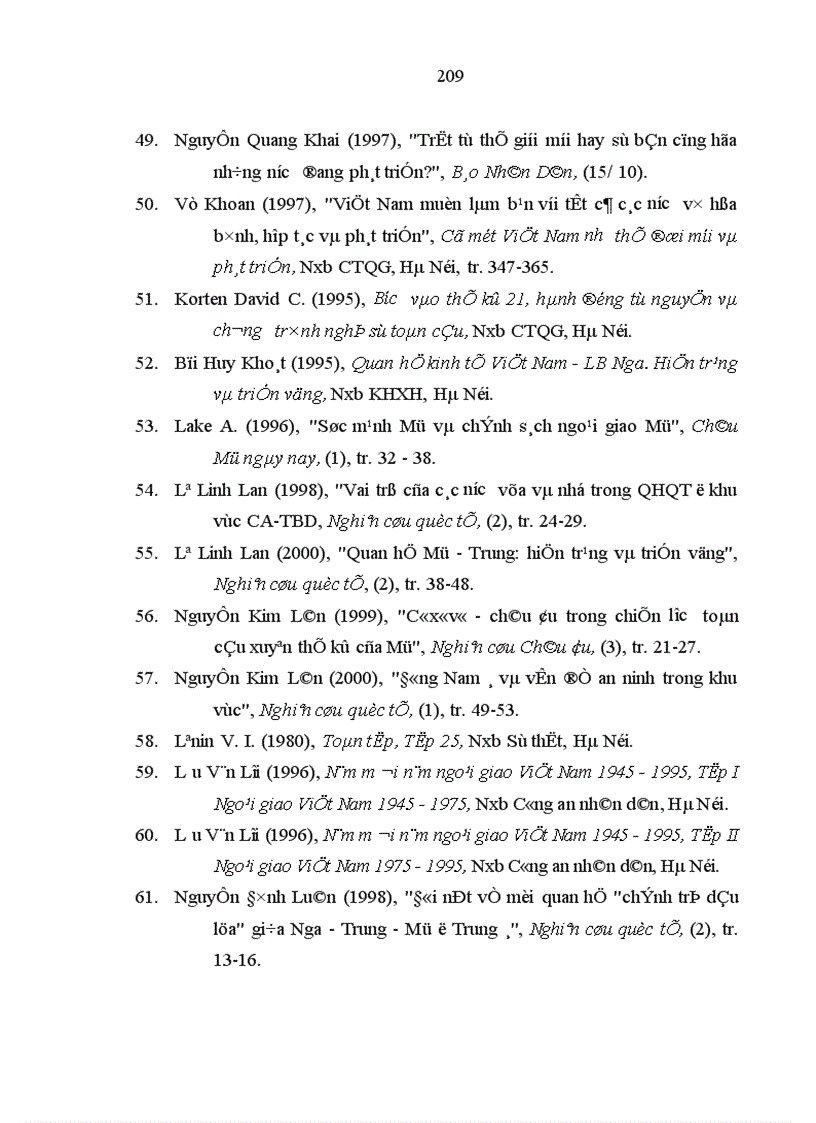 image for page Sự vận động của quan hệ Nga Mỹ sau chiến tranh lạnh và ảnh hưởng của quan hệ đó đến Việt Nam