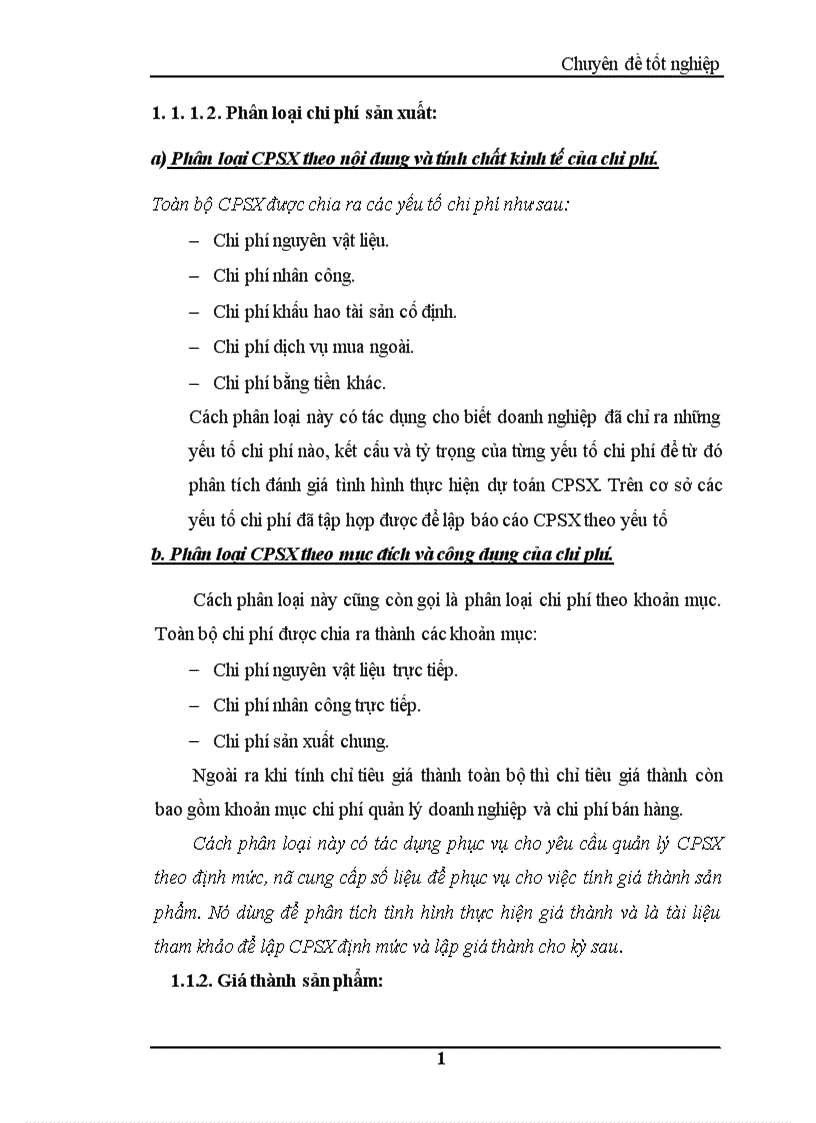 image for page Hoàn thiện kế toán chi phí sản xuất và tính giá thành sản phẩm tại Công ty cổ phần phát triển Thăng Long 1