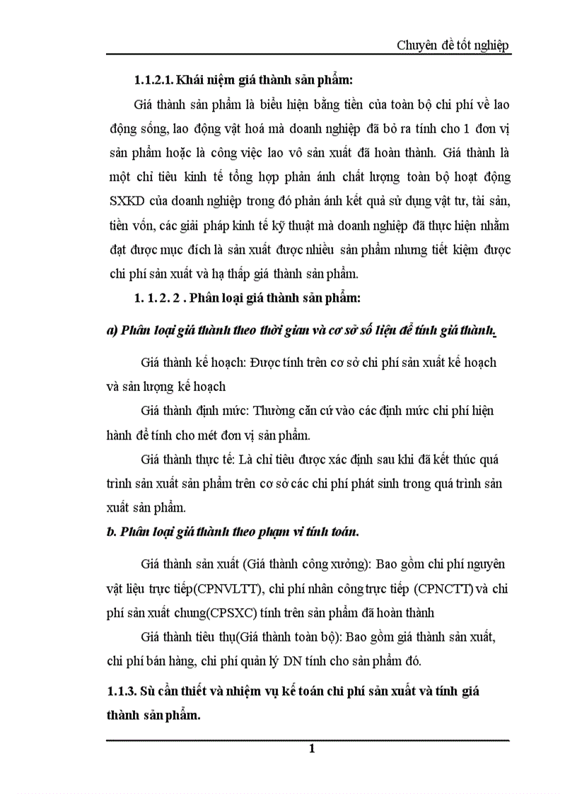 image for page Hoàn thiện kế toán chi phí sản xuất và tính giá thành sản phẩm tại Công ty cổ phần phát triển Thăng Long 1