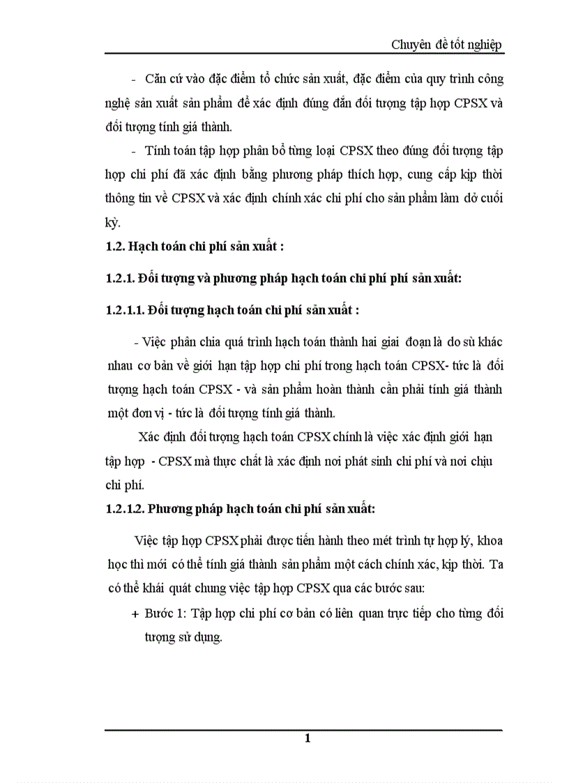 image for page Hoàn thiện kế toán chi phí sản xuất và tính giá thành sản phẩm tại Công ty cổ phần phát triển Thăng Long 1