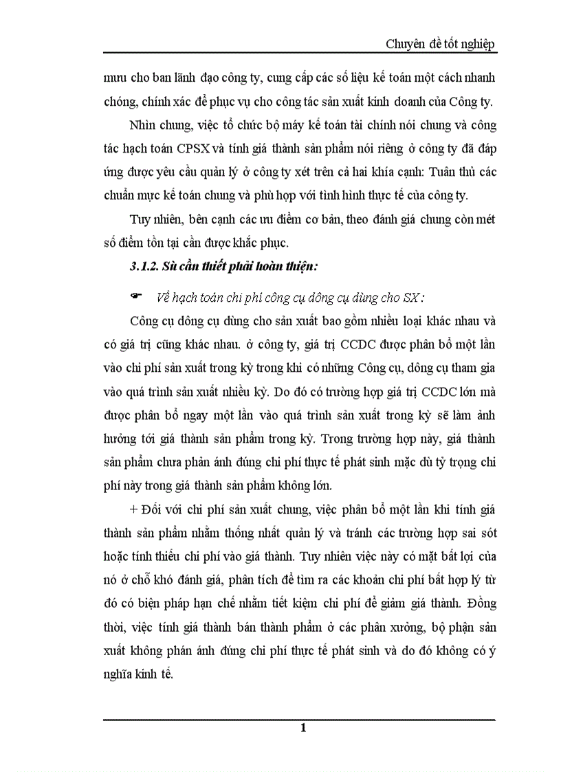 image for page Hoàn thiện kế toán chi phí sản xuất và tính giá thành sản phẩm tại Công ty cổ phần phát triển Thăng Long 1