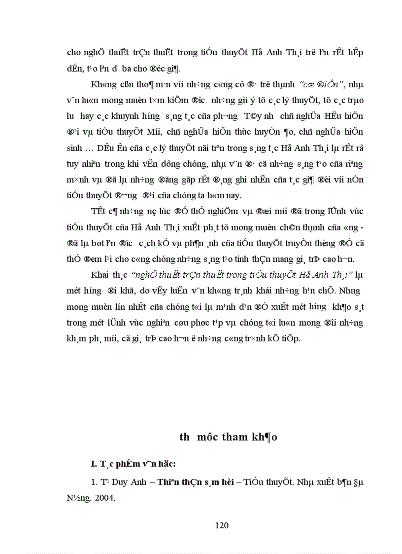 image for page Nghệ thuật trần thuật trong tiểu thuyết Hồ Anh Thái 1