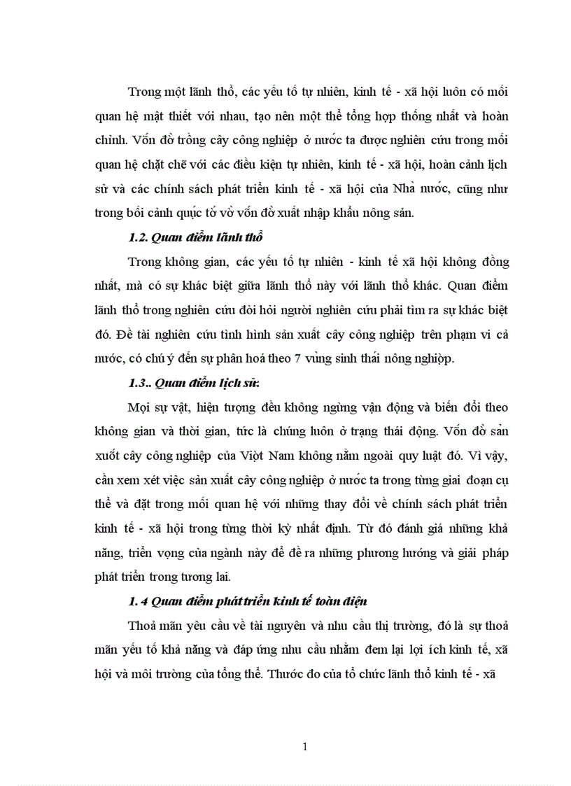 image for page Địa lý cây công nghiệp Việt Nam