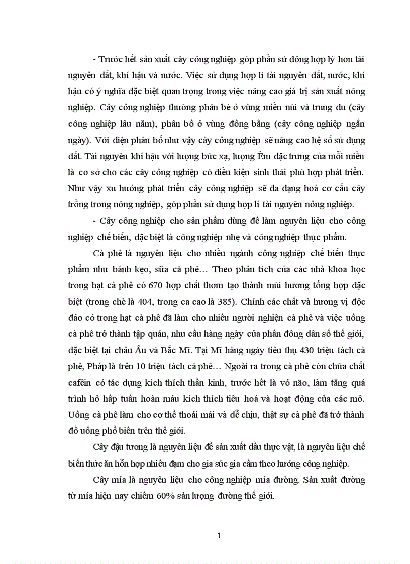 image for page Địa lý cây công nghiệp Việt Nam