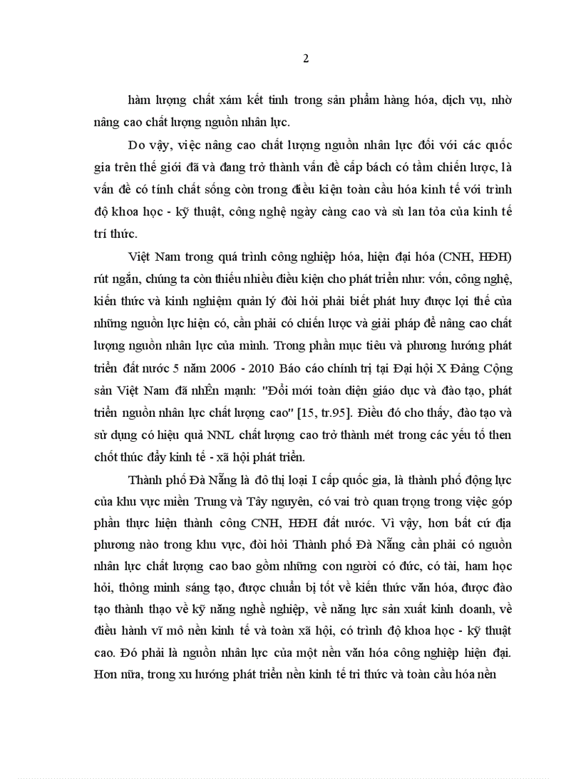image for page Nguồn nhân lực chất lượng cao cho phát triển kinh tế xã hội ở Thành phố Đà Nẵng