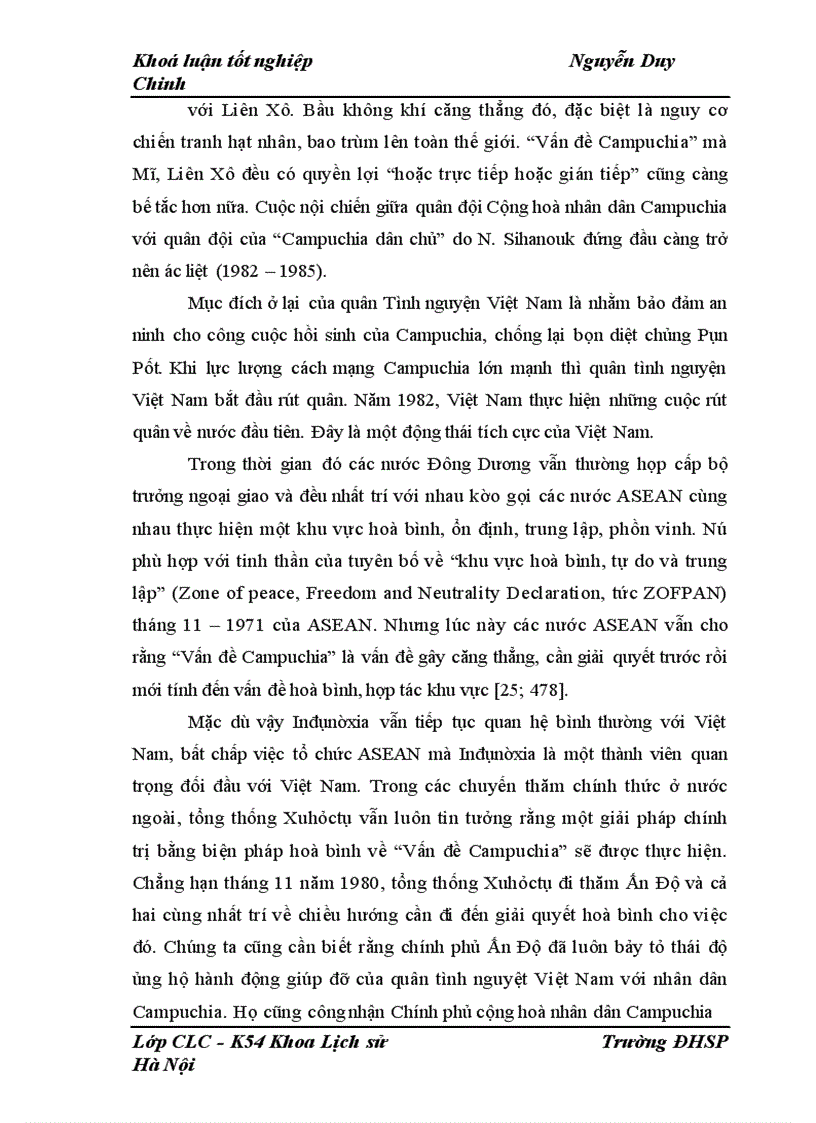 image for page Vai trò của Inđônêxia trong việc giải quyết Vấn đề Campuchia