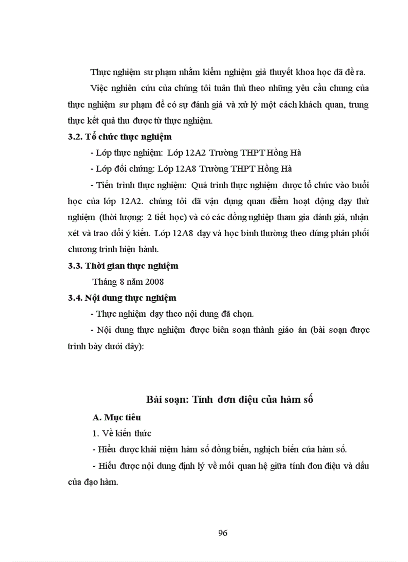 image for page Dạy học chương ứng dụng đạo hàm lớp 12 theo quan điểm hoạt động