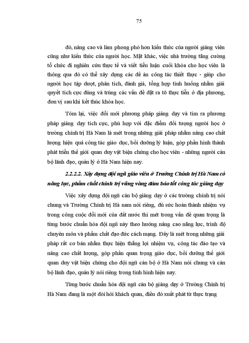 image for page Vấn đề bồi dưỡng thế giới quan duy vật biện chứng cho học viên trường chính trị hà nam hiện nay 1