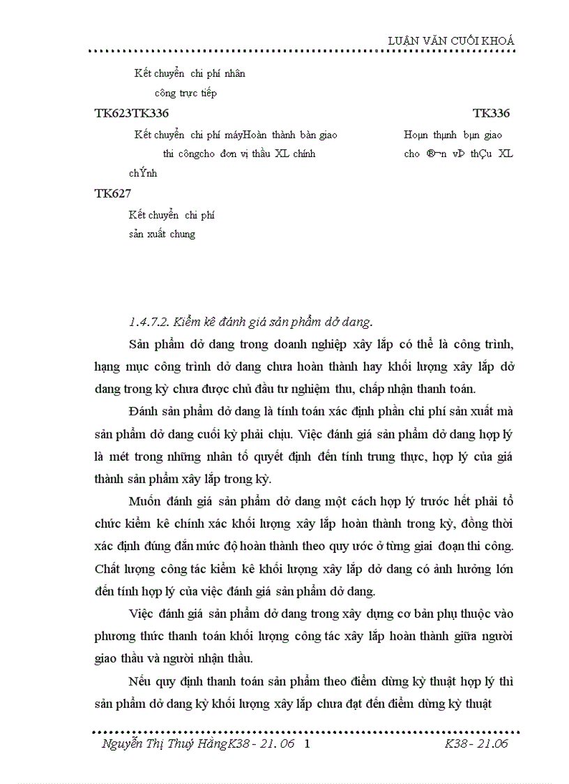 image for page Hoàn thiện kế toán tập hợp chi phí sản xuất và tính giá thành sản phẩm xây lắp tại Công ty xây dựng và phát triển đô thị