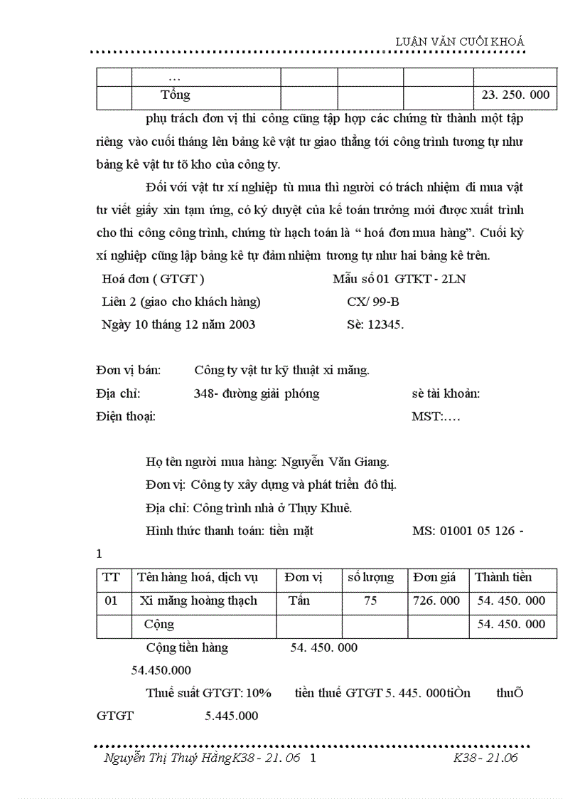 image for page Hoàn thiện kế toán tập hợp chi phí sản xuất và tính giá thành sản phẩm xây lắp tại Công ty xây dựng và phát triển đô thị