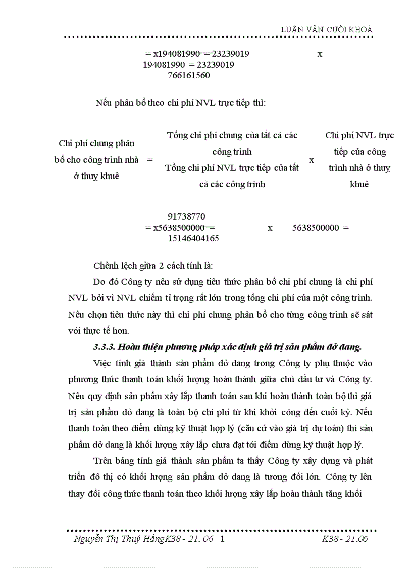image for page Hoàn thiện kế toán tập hợp chi phí sản xuất và tính giá thành sản phẩm xây lắp tại Công ty xây dựng và phát triển đô thị