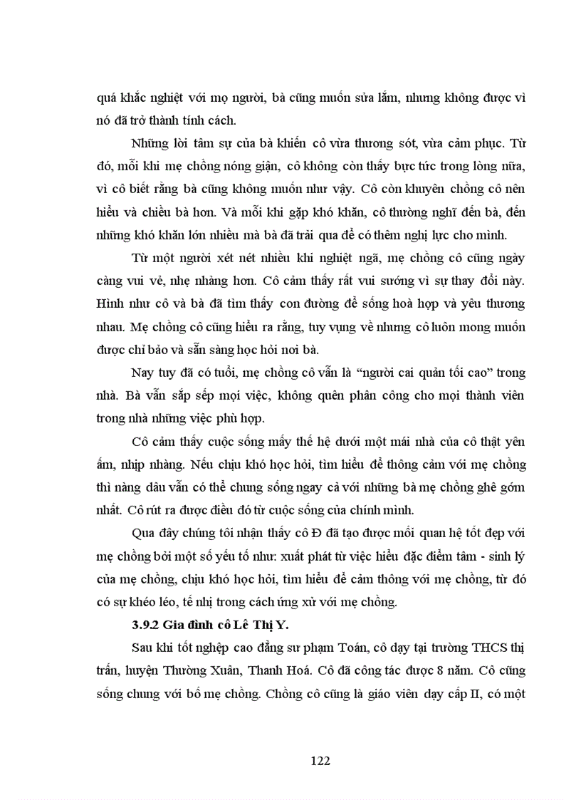 image for page Sự ứng xử của nàng dâu với mẹ chồng