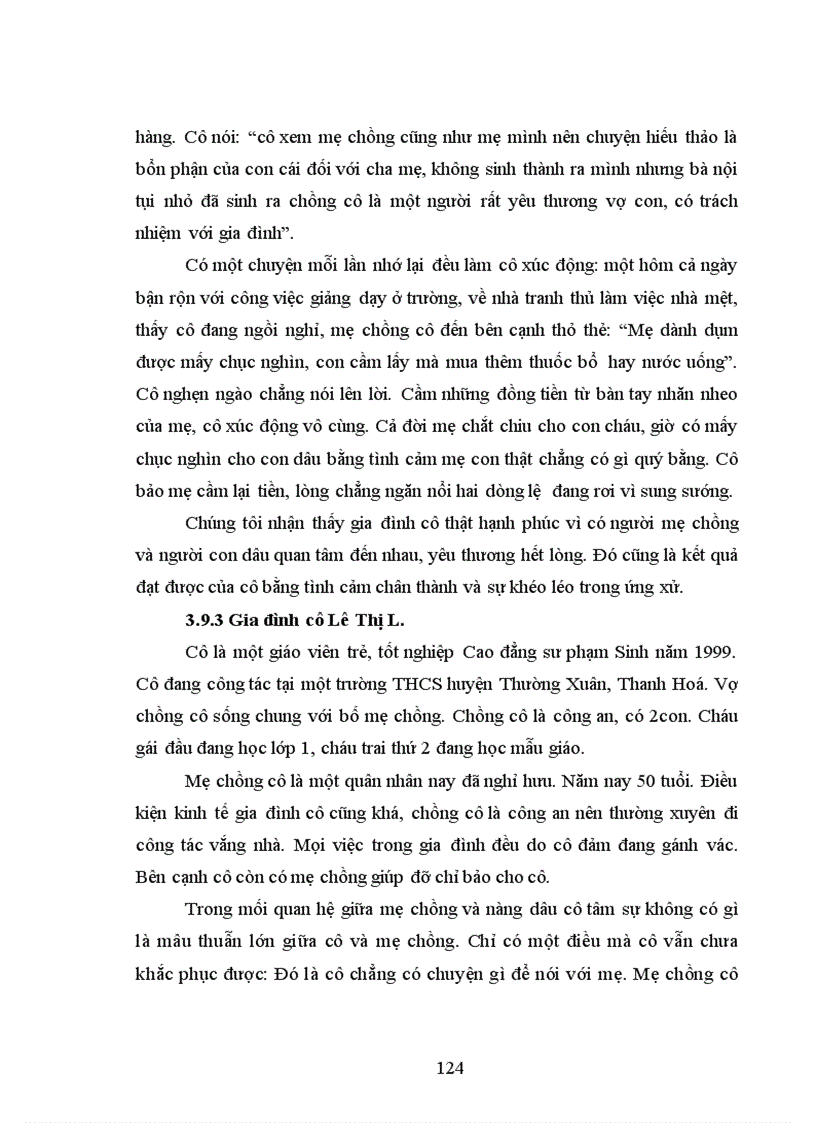 image for page Sự ứng xử của nàng dâu với mẹ chồng