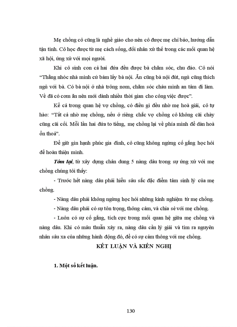 image for page Sự ứng xử của nàng dâu với mẹ chồng