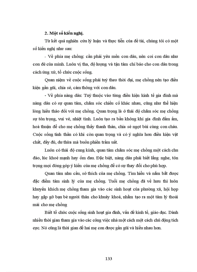 image for page Sự ứng xử của nàng dâu với mẹ chồng