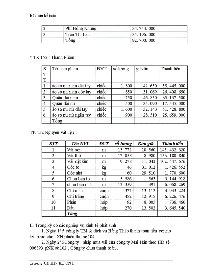 image for page Thực trạng công tác hạch toán kế toán tổng hợp tại Công ty dệt len Mùa Đông 1