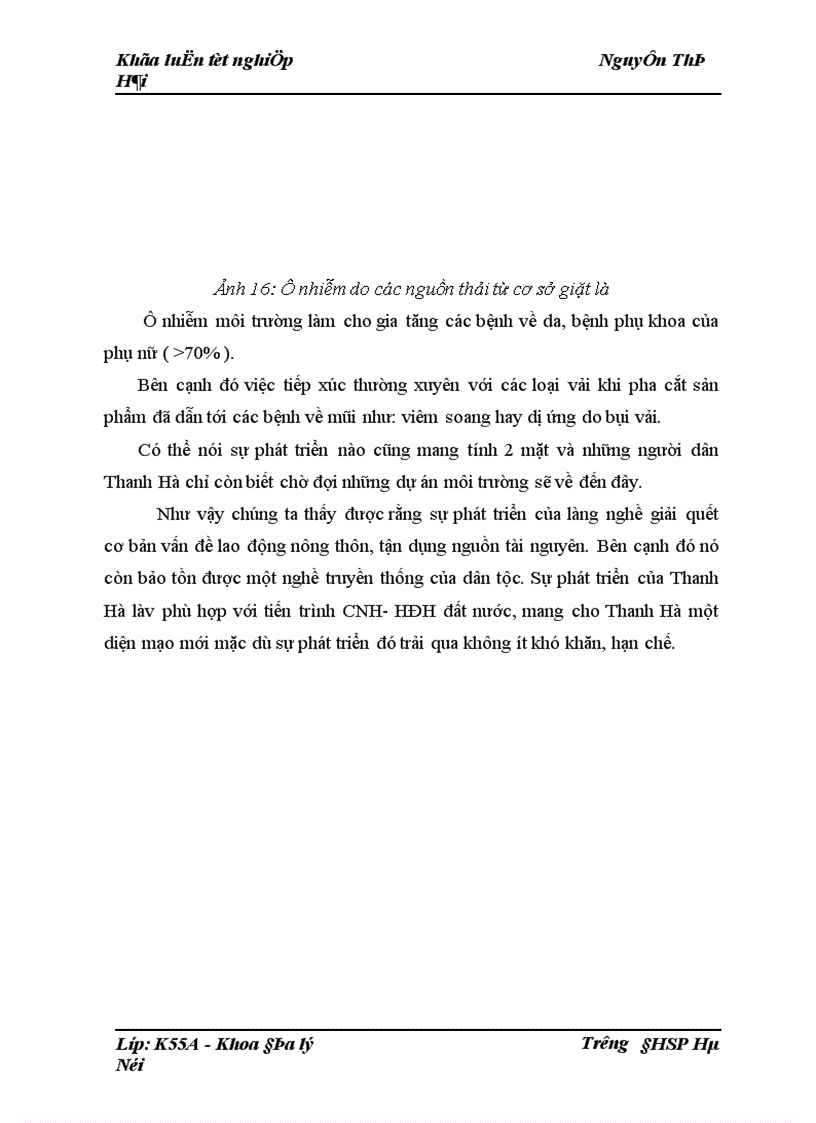 image for page Hiện trạng sản xuất và vấn đề thị trường tiêu thụ của làng nghề thêu ren Thanh Hà