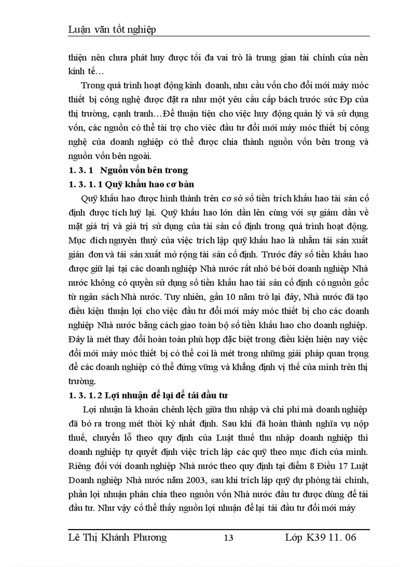 image for page Thực trạng về thiết bị công nghệ và công tác huy động vốn đổi mới máy móc thiết bị tại Công ty Cổ phần dệt