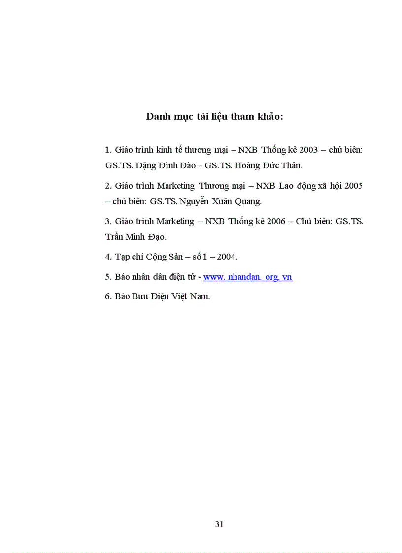 image for page Vai trò và tác dụng của Marketing đối với một doanh nghiệp thương mại trong cơ chế thị trường